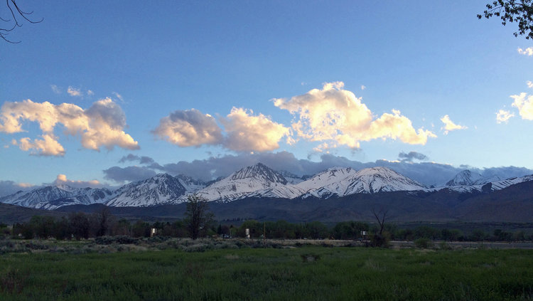 Snowy Sierra from Big Pine
