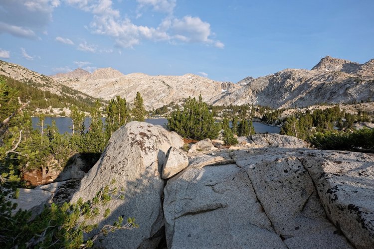 View from McGee Lake campsite.