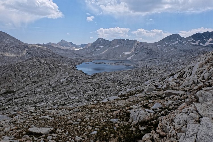 Wanda Lake from McGee Pass South.