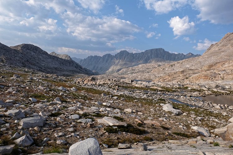 Evolution Basin from campsite.