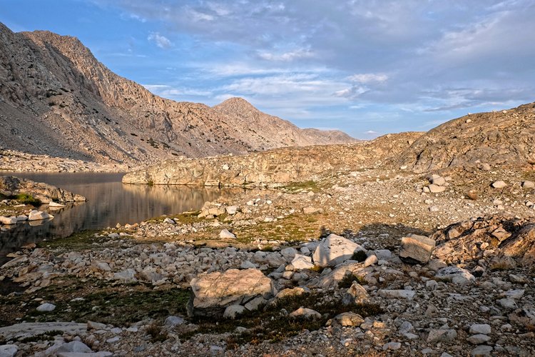 Early evening view from camp.