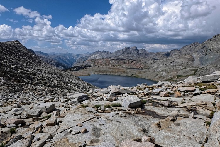 Martha Lake on the way down from Reinstein Pass.