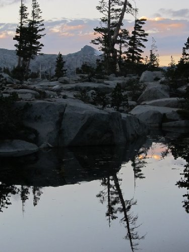 Pyramid Peak sunset