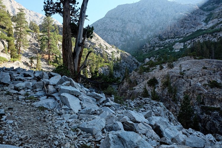 Starting up Piute Canyon.