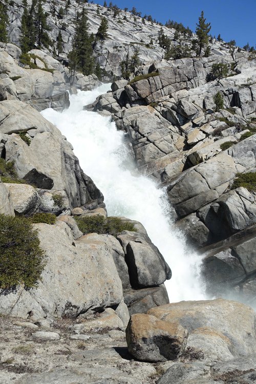 The highest falls I got to on Falls Creek