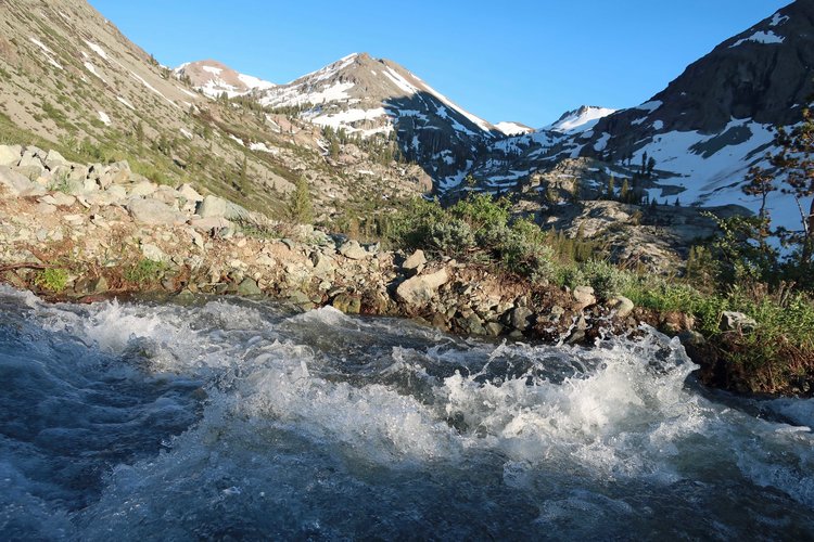 Side stream near inlet that I did not want to cross