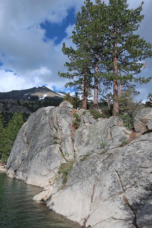 Cliffs below my campsite at Relief Reservoir