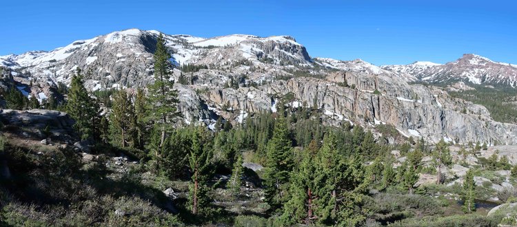 View from point before dropping to Saucer Meadow