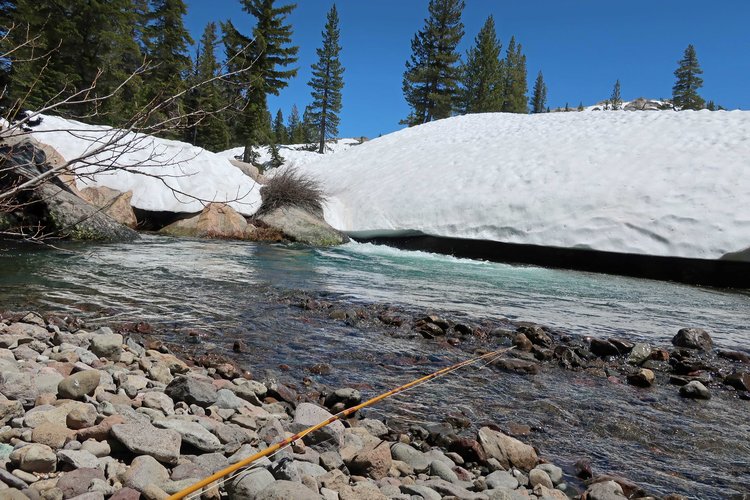 Small fishing hole on Summit Creek near Sheep Camp