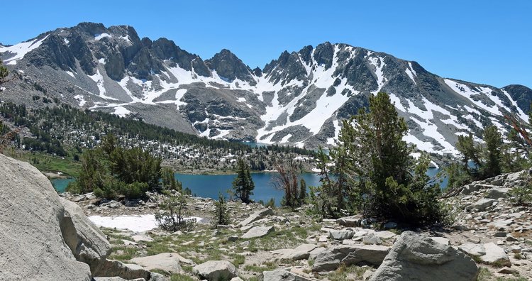 Duck Lake from Duck Pass