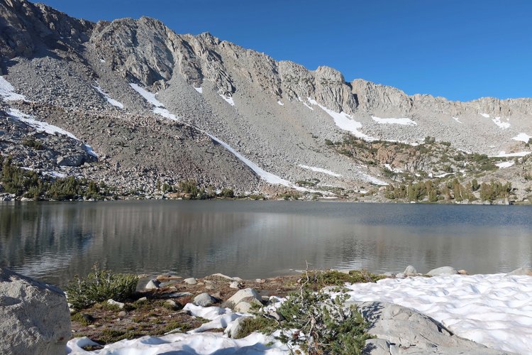 Upper Ram Lake near my camp