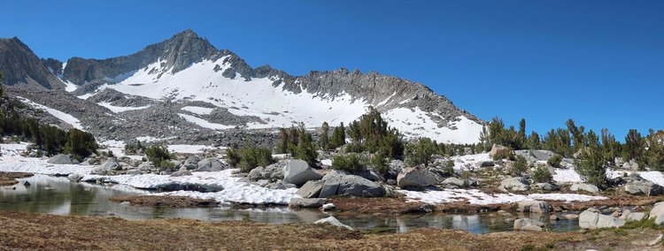 Upper cirque above Glennette Lake