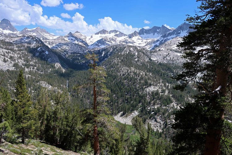 View down to Tully Hole on second day-hike