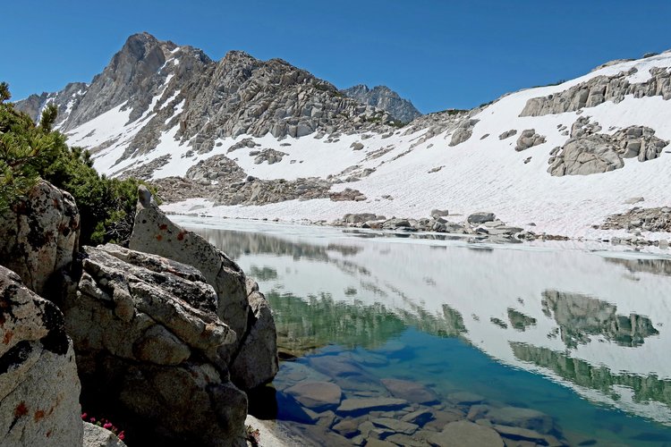 Another photo of lower Franklin Lake, fourth day
