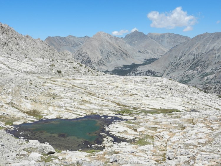 Shallow lake below Clarence King