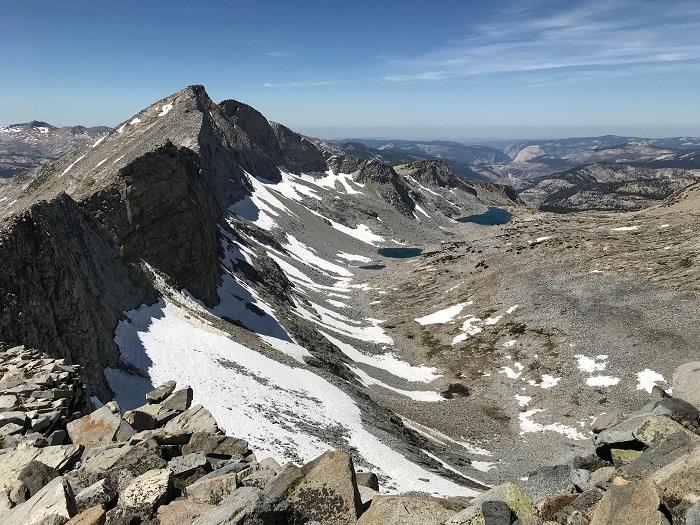 Florence basin with Halfdome's rear