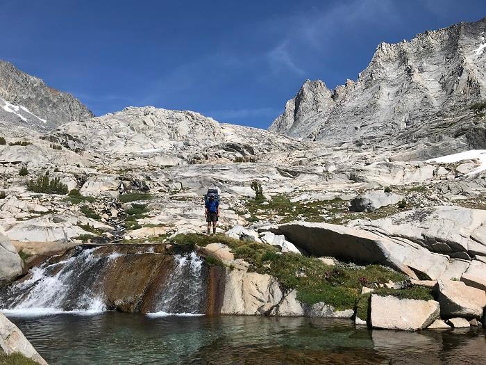 Looking up Hutching creek basin