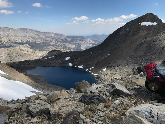 Uppermost Marie Lake from Rodgers pass