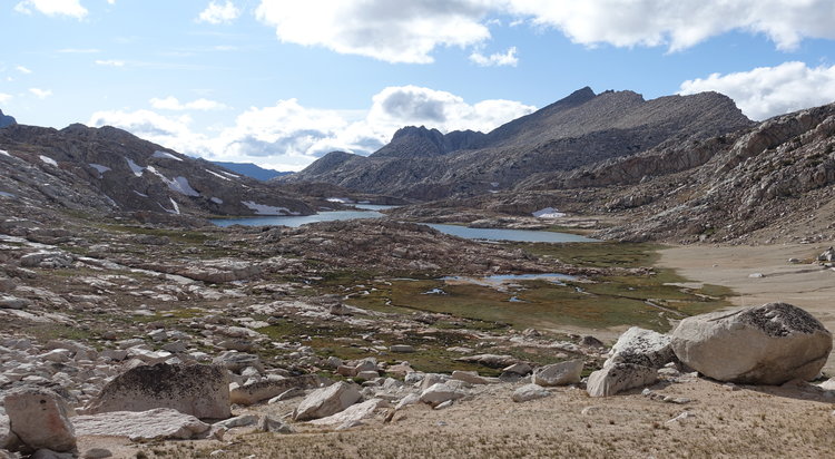 Entering the basin.