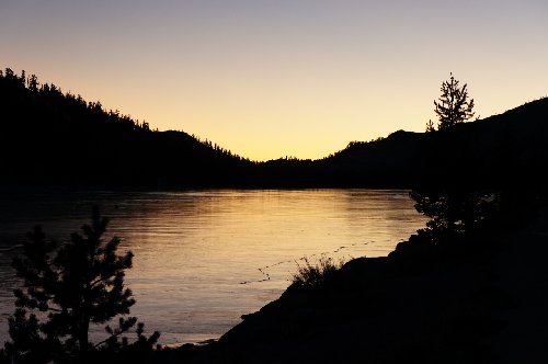 Tenaya Lake sunset