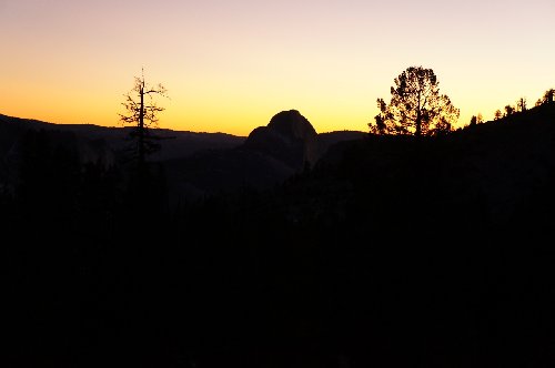 Half Dome sunset