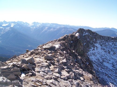 Alta Peak ridge Nov 2011