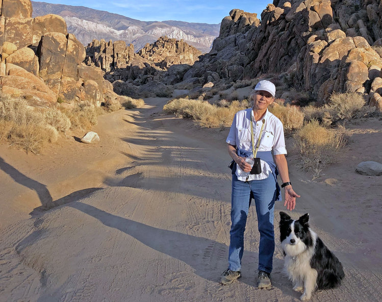 Me and Lupe at Alabama Hills