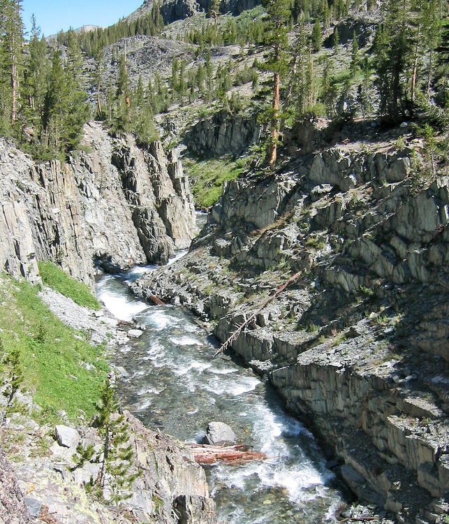 Goddard Canyon near &quot;Pig Chute&quot;