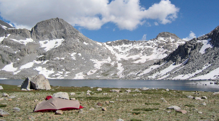 Martha Lake, Reinstein pass on skyline