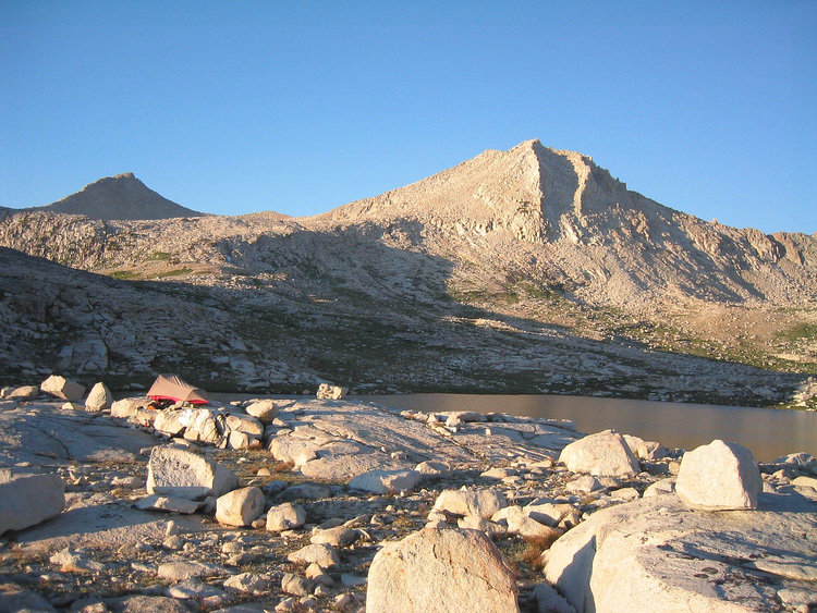 Camp at Regiment Lake