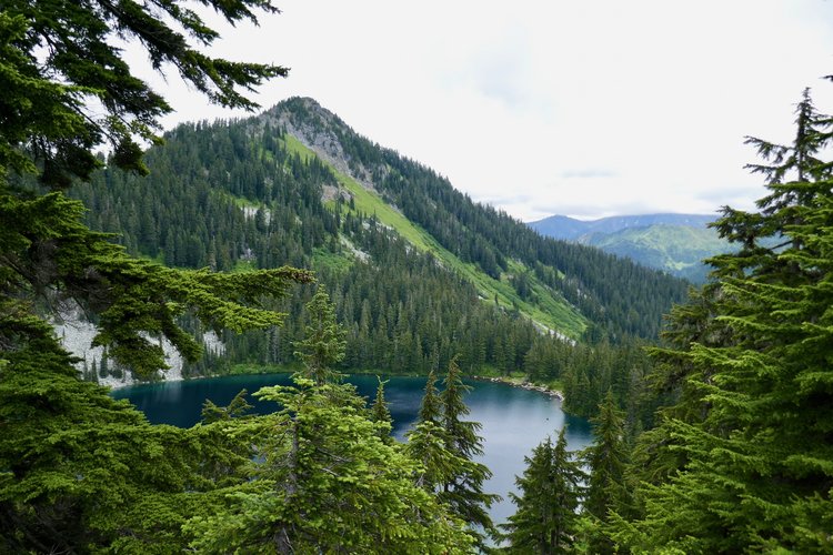 Florence Lake in the Alpine Lakes Wilderness.