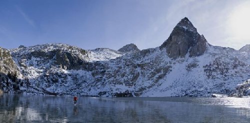 Ice Skating, Rae Lakes