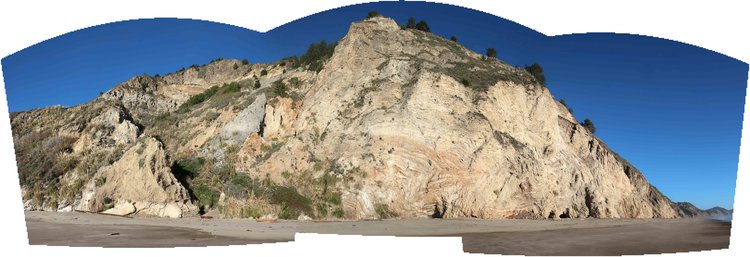 Contorted rock near Wildcat Camp