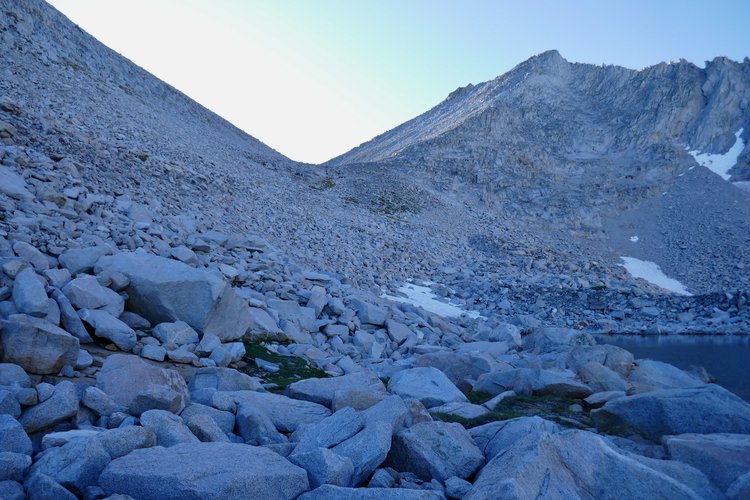 Sphinx Pass from the west