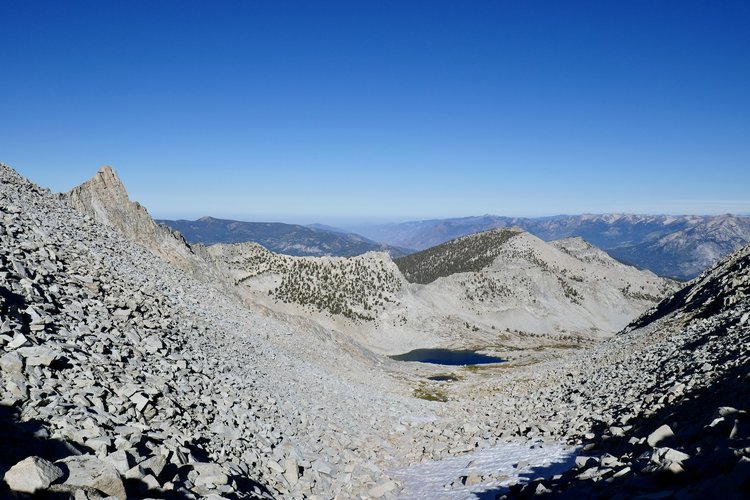 Sphinx Lake 10962 from Sphinx Pass