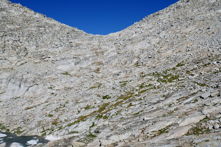 Sphinx Pass from the east
