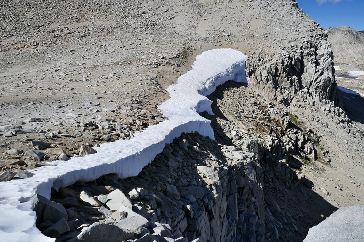 North side of Longley Pass