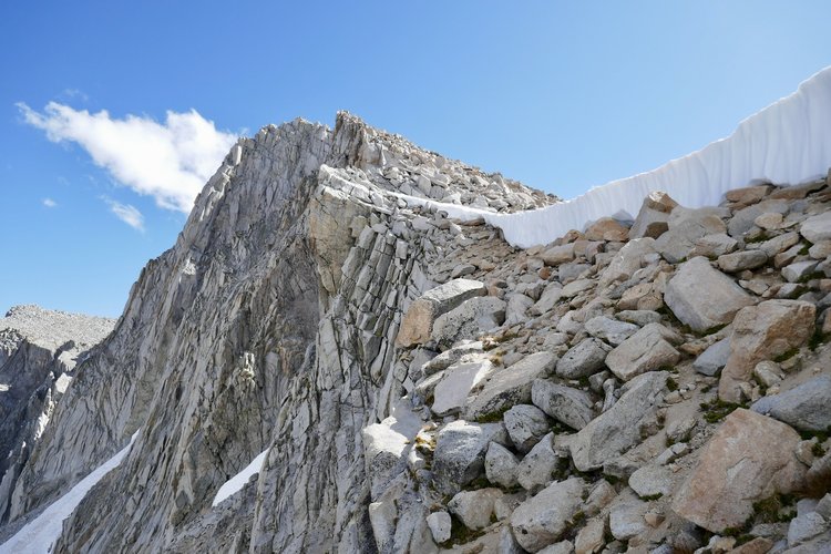South side of Longley Pass