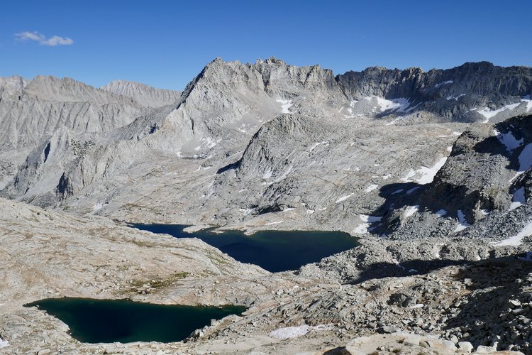 Lake 3496 from below Longley Pass