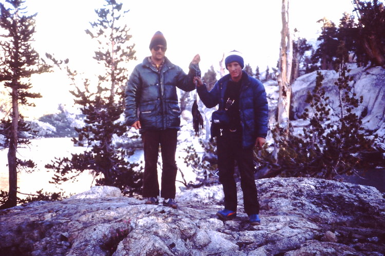 Mike and I again at Colby Lake 1980