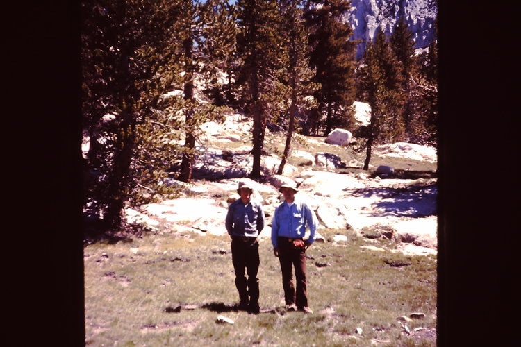 Mike and I early on.