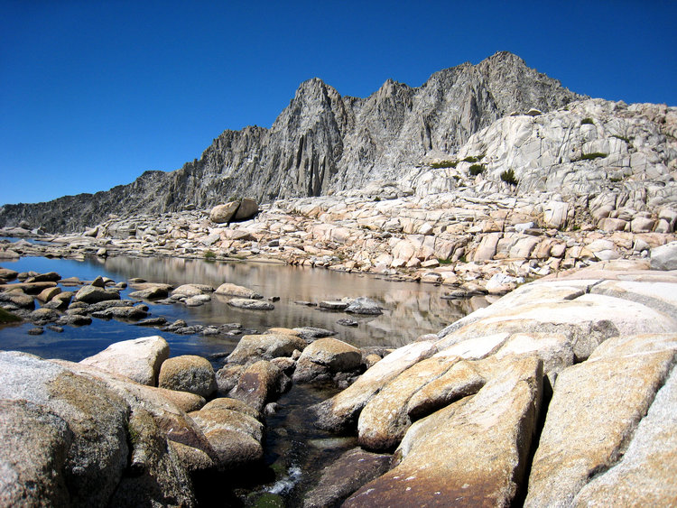 Below Potluck Pass