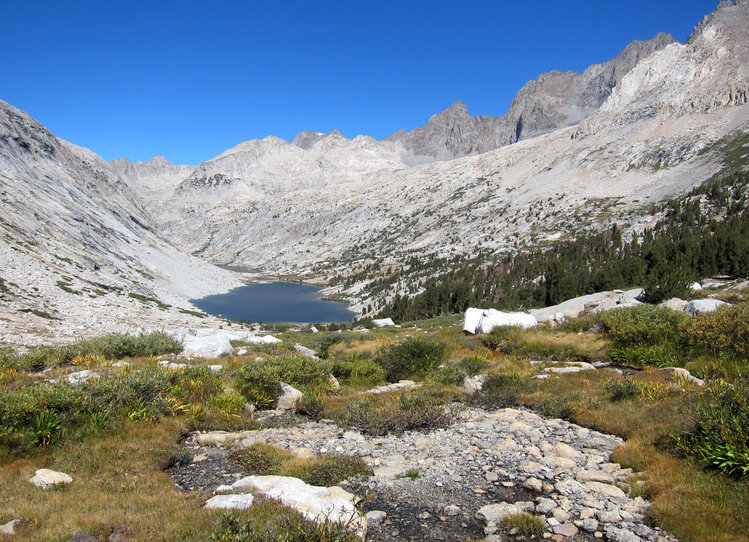 Farther up the trail from Palisade Lake