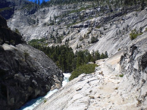 Merced River through Little Yosemite Valley.