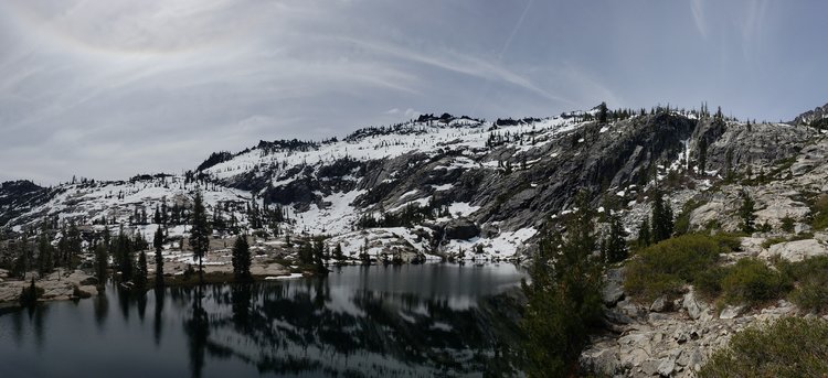 Boulder Creek Lakes from above