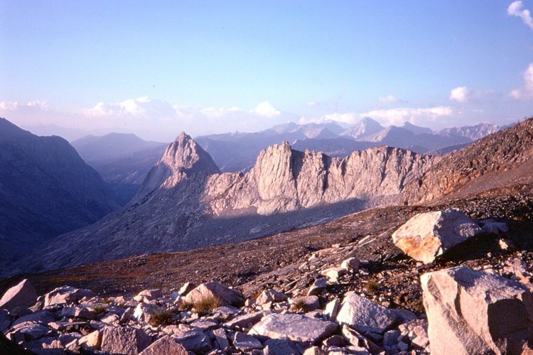 The Whaleback from our campsite next to Glacier Lake