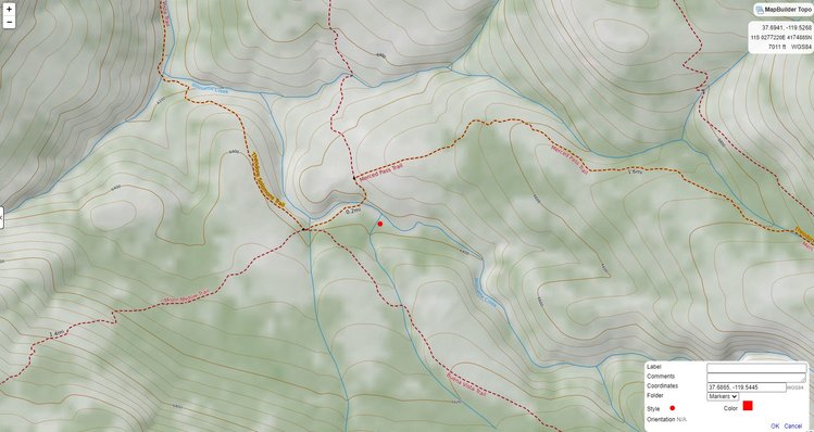 Campsite at the Red Dot