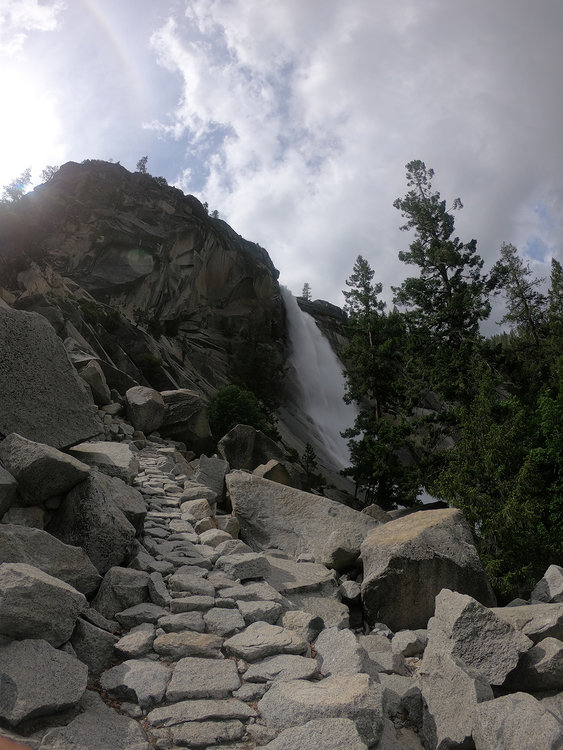 Such a sucker for a painstakingly well made trail. Oh, and Nevada Falls is nice too.