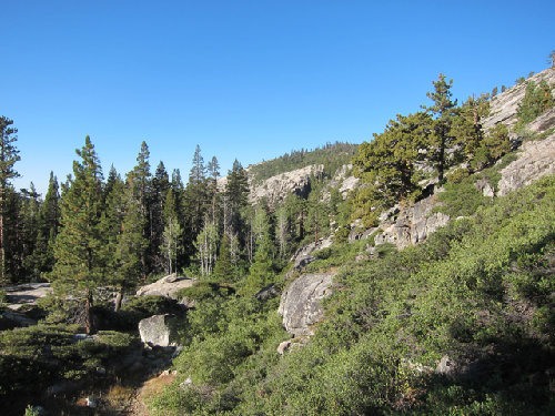 Moraine Ridge from S end of Jack Main Canyon