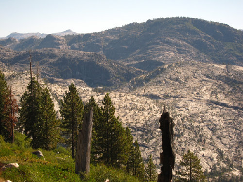 Branigan from trail down Moraine Ridge